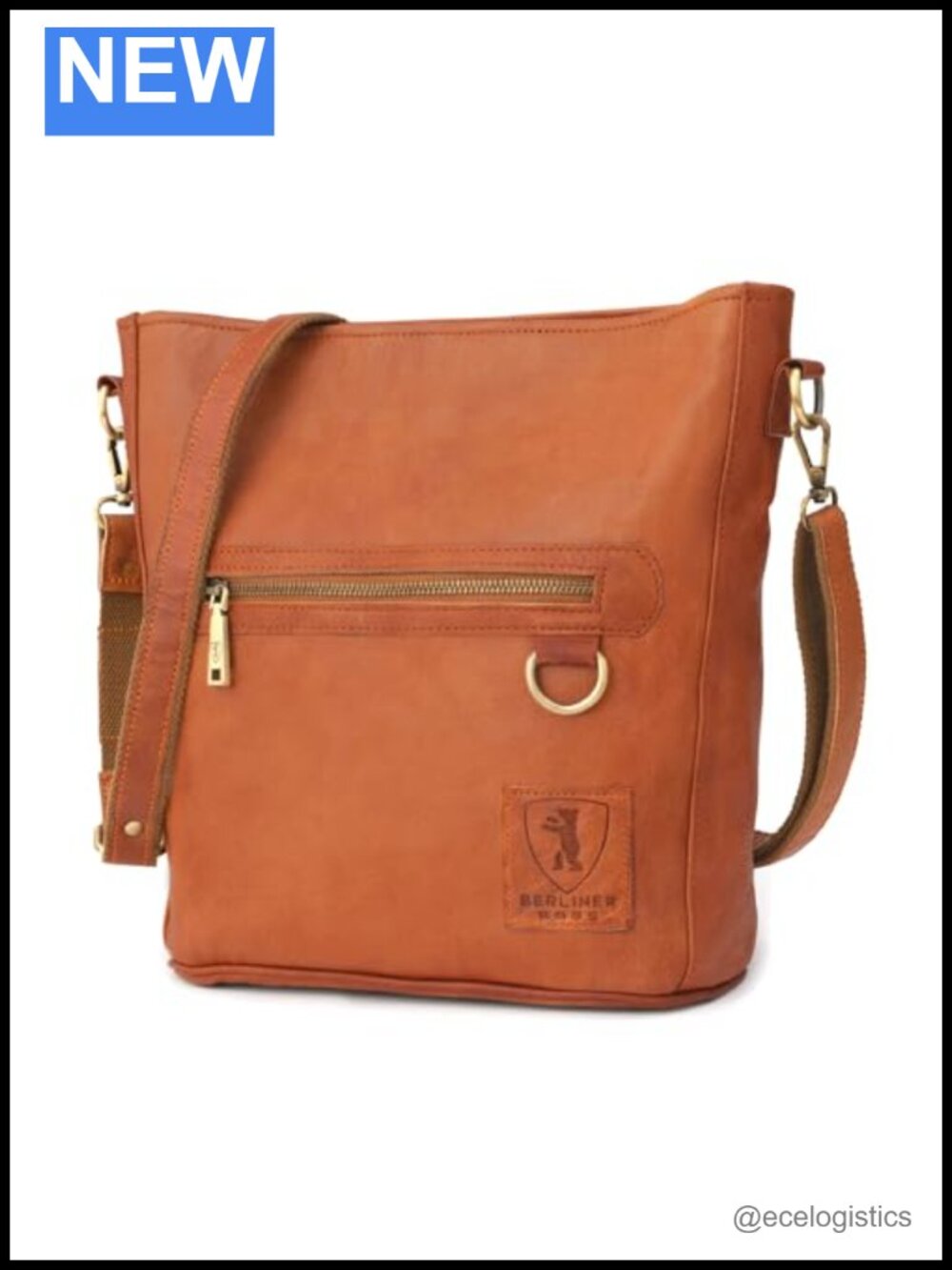 Genuine Leather Women's Crossbody Bag Adjustable Strap